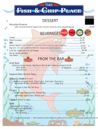 Beverage & Desert Menu